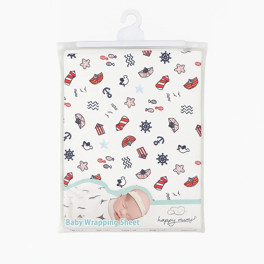 Happy Mums Baby Wrapping Sheet ( Without Hood )