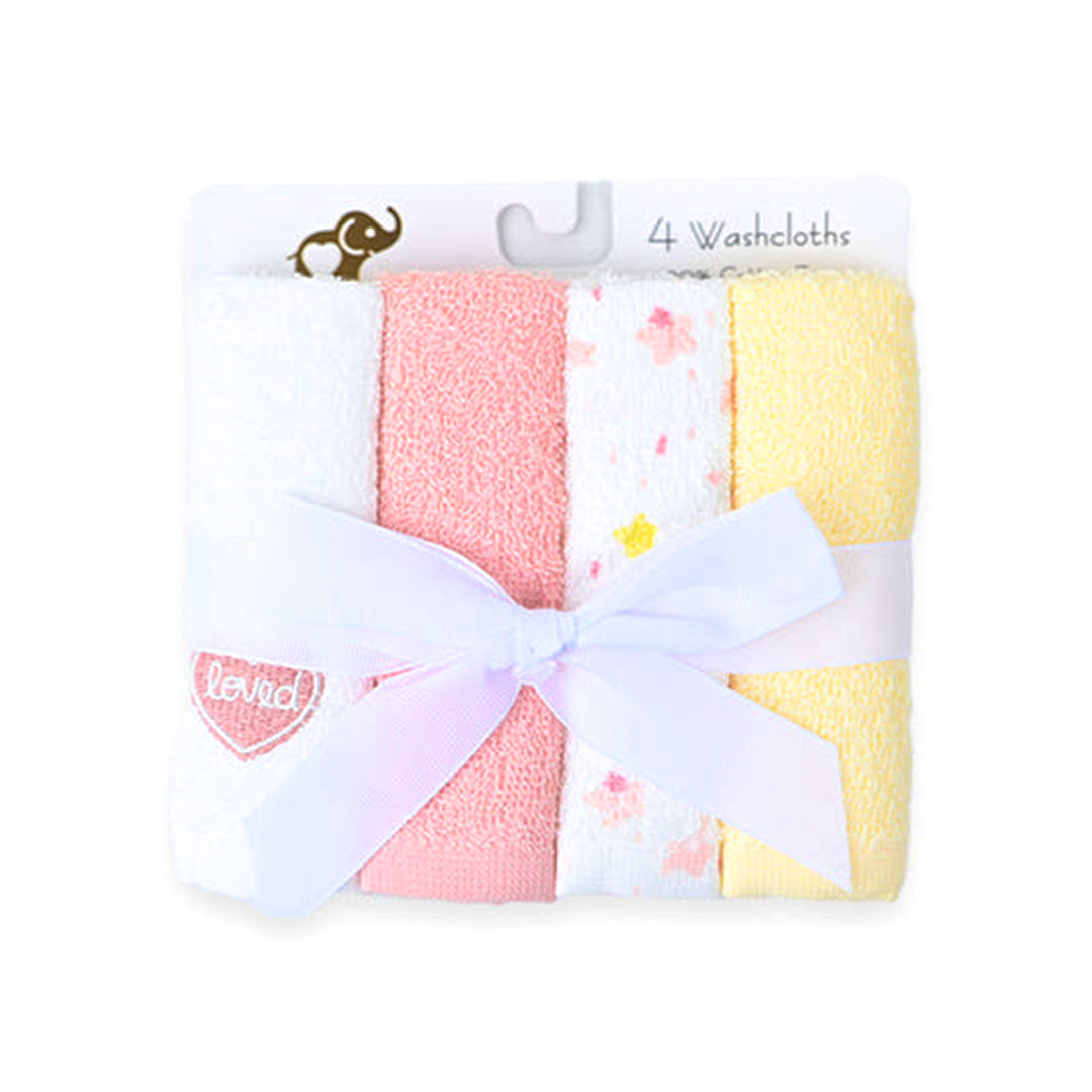Bebe Favour Wash Clothes Pack of 4