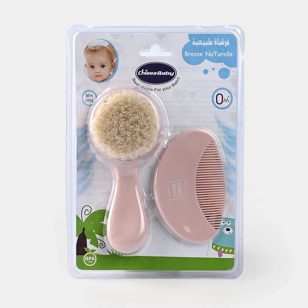 Chieea Baby Brush & Comb Set – Soft Bristle Hair Care Kit for Newborns & Infants