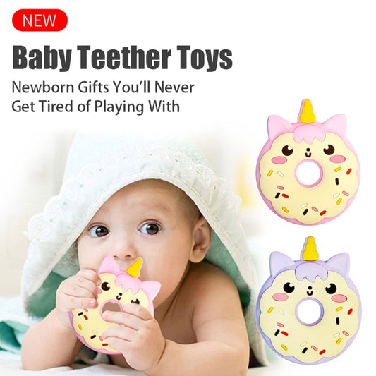 Donut Silicone Baby Teether