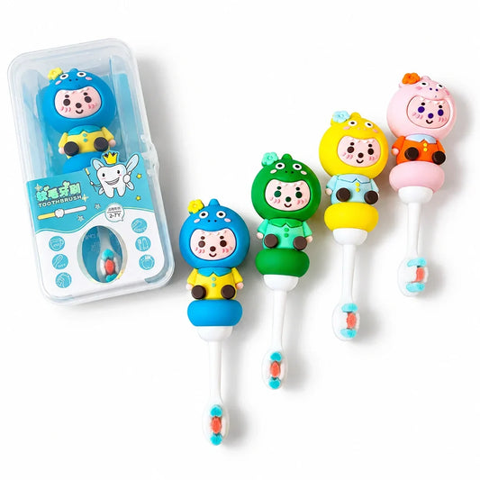 children toothbrush colorful cartoon design small head soft bristle toothbrush Pakistan