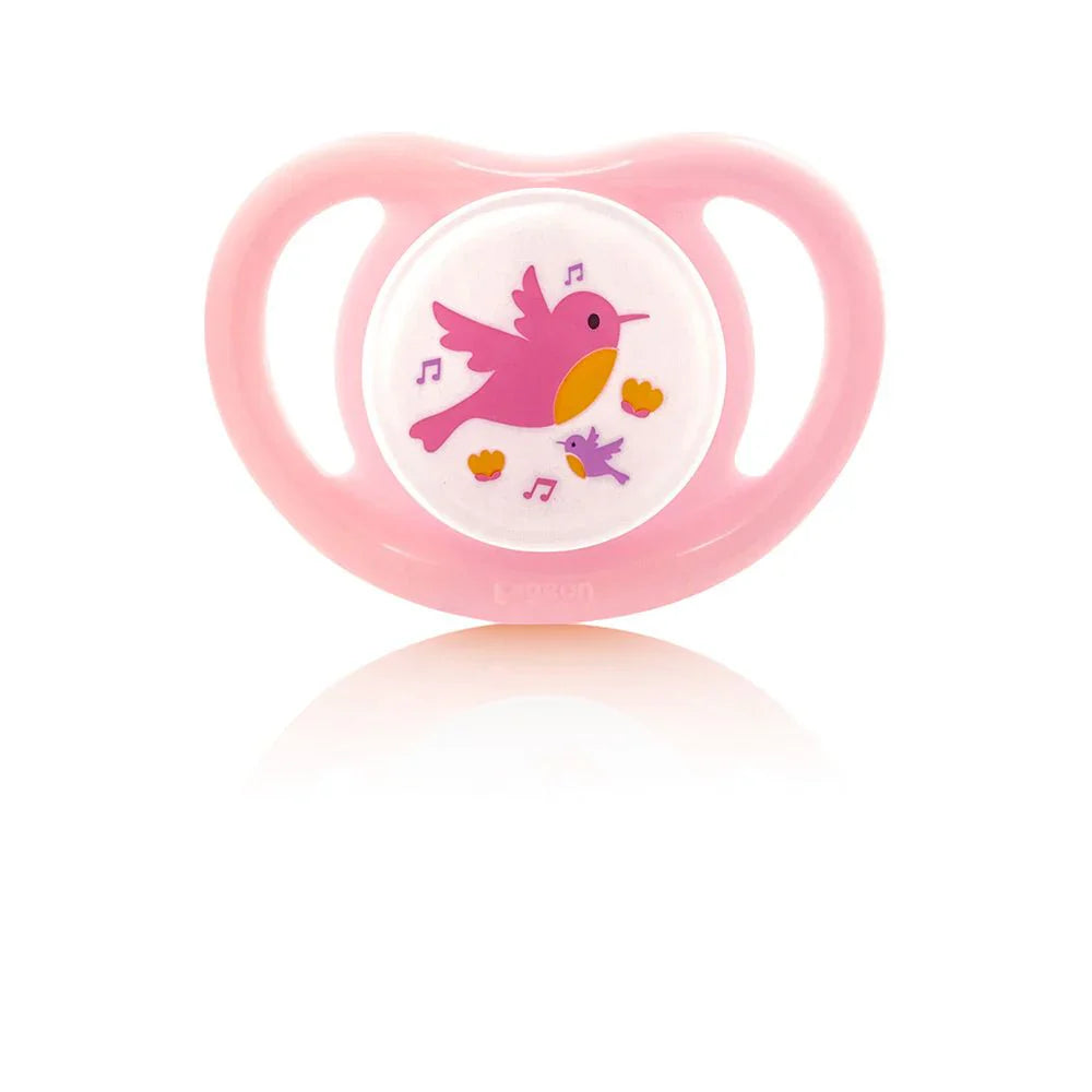 Pigeon Baby Pacifier – Pink Bird Motif Pacifier Head