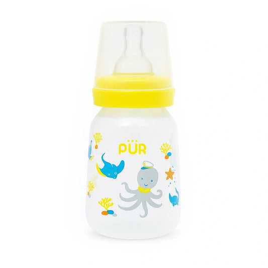 PUR Printed Classic Feeding Bottle 130ml