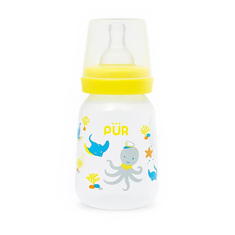 PUR Printed Classic Feeding Bottle 130ml