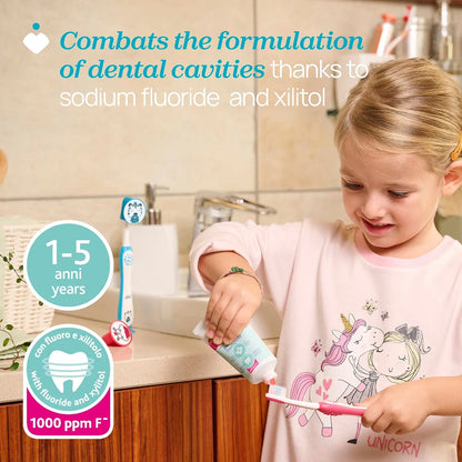 Chicco Strawberry Toothpaste Gel 1-5y (15ml)