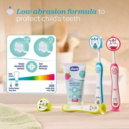 Chicco Strawberry Toothpaste Gel 1-5y (15ml)