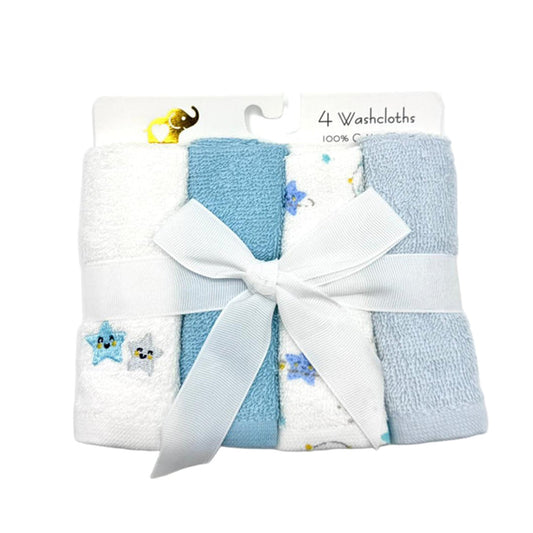 Bebe Favour Wash Clothes Pack of 4