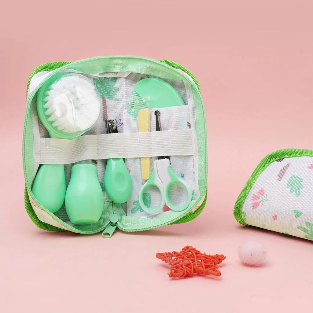 Newborn Grooming & Baby Care Kit – 6 Pcs Set with Bag