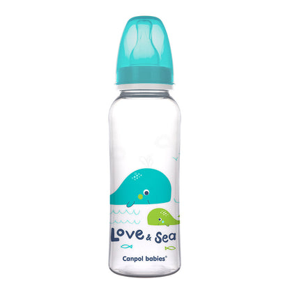 Canpol babies Narrow Neck Bottle 250ml LOVE & SEA