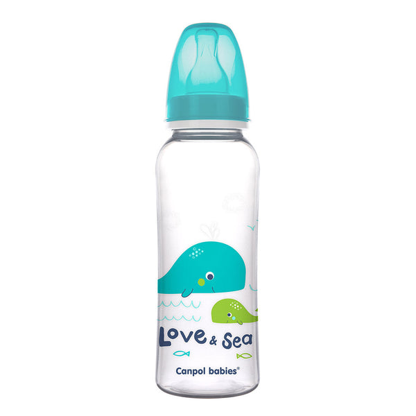 Canpol babies Narrow Neck Bottle 250ml LOVE & SEA