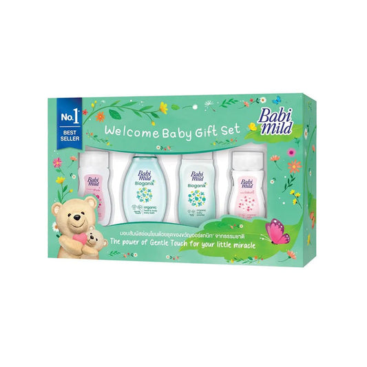 Babi Mild The Natural Baby Gift Set, 4-Pack
