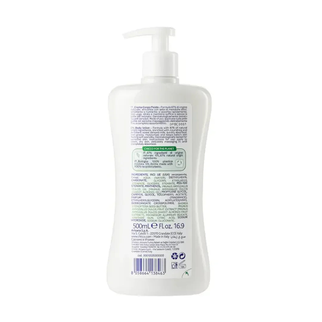 Chicco Baby Moments Crema Corpo Body Lotion 500ml | 0m+ Moisturizing Lotion for Newborn & Sensitive Skin