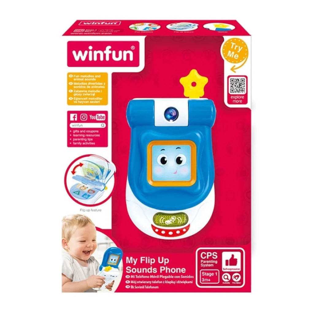 My Flip Up Sounds Phone with Box