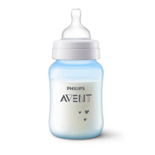 Avent Anti-Colic Feeding Bottle, 1m+, 260ml/9oz, Elephants, SCF821/15