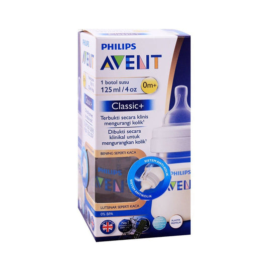Avent Classic+ Feeding Bottle 125ml 1Pk (SCF452/17)