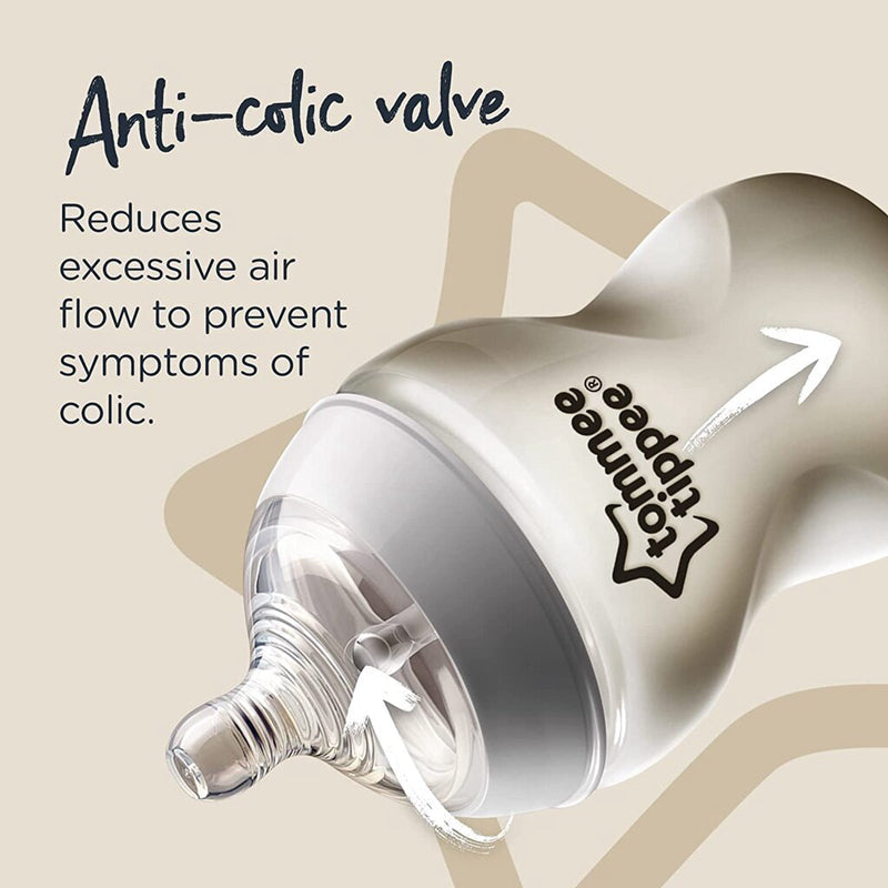 Tommee Tippee Natural Start Anti Colic Baby Bottle 340ML Leakproof Feeding Bottle