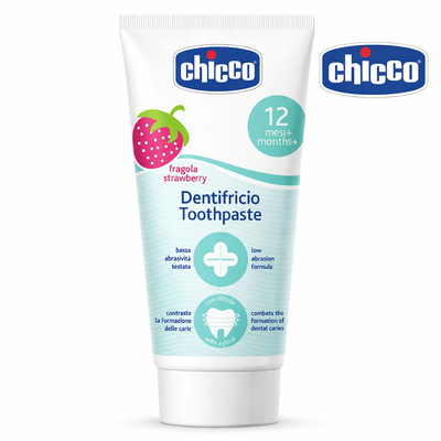 Chicco Strawberry Toothpaste Gel 12m+ (15ml)