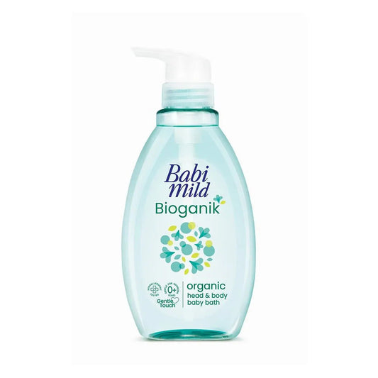 Babi Mild Bioganik Organic Head & Body Baby Bath Wash - 380ml
