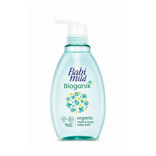 Babi Mild Bioganik Organic Head & Body Baby Bath Wash - 380ml