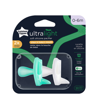 Tommee Tippee Ultra Air Silicone Soother 0-6M Pack of 2