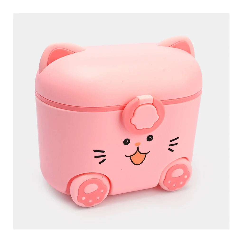 Pink Milk Powder container Front view